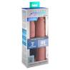 Pipedreams sleeve 22,86 cm + 7,62 cm plug remote skin - 3