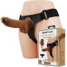 Pretty love - harness briefs arnés universal con dildo micheal 20 cm negro - 2