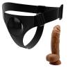 Pretty love - harness briefs arnés universal con dildo micheal 20 cm negro - 4