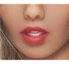Detalle de los labios de la muñeca Jessica