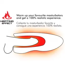 Jamyjob - spin-x masturbador con rotación y función calor - - 2