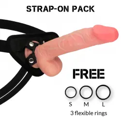 Rockarmy arnés + dual density sherman dildo realista 24cm Rockarmy arnés + dual density sherman dildo realista 24cm