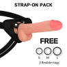 Rockarmy arnés + liquid silicone dildo premium kingcobra 24cm - 1
