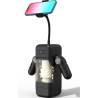 Game cup - masturbador masculino con vibración y función calor con soporte para móviles - negro - 2