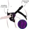 Get real - strap-on lace harnes morado - 1