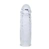 Funda  transparente para el pene en silicona 13cm - 3