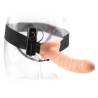 Arnés hueco vibrador natural en un maniquí transparente