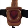 Fetish fantasy series 9" arnes con testiculos hueco man 22.9 cm marron - 5