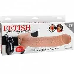 Fetish fantasy series 11" arnes vibrador con testiculos hueco man 27.9 cm natural Fetish fantasy series 11" arnes vibrador con testiculos hueco man 27.9 cm natural
