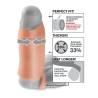 Infografía de la Real Feel Enhancer XL: recortable, 33 % más de grosor y anilla