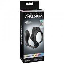 Fantasy c-ringz rock hard anillo potenciador con plug anal