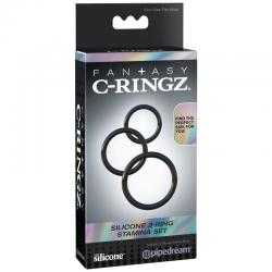 Fantasy c-ringz set anillas silicona stamina