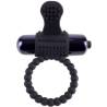 Fantasy c-ring anillo vibrador de silicona negro - 2