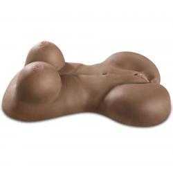Extreme toyz fuck me silly 2 torso femenino negra extra real