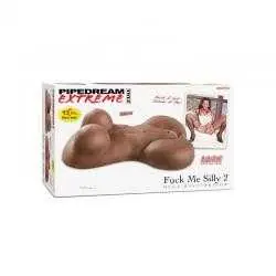 Extreme toyz fuck me silly 2 torso femenino negra extra real