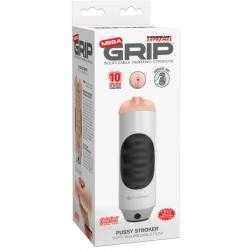 Pipedream extreme toyz mega grip vagina masturbador vibrador
