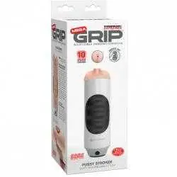 Pipedream extreme toyz mega grip vagina masturbador vibrador