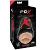PDX Elite Air-Tight Oral Stroker con su caja
