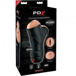 Pdx elite masturbador masculino doble boca y vagina