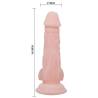 Baile super dildo realistico natural 16.5 cm - 2