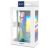 Xray clear dildo realista transparente 15.5cm x 3.5cm - 7