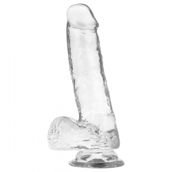 Xray clear dildo realista transparente 18.5cm x 3.8cm