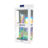 Xray clear dildo realista transparente 18.5cm x 3.8cm - 7