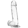Dildo Xray Clear de 20 cm de frente