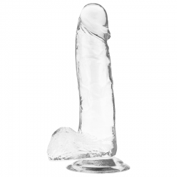 Xray clear dildo realista transparente 20cm x 4.5cm