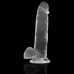 Xray clear dildo realista transparente 22cm x 4.6cm Xray clear dildo realista transparente 22cm x 4.6cm