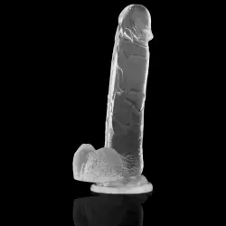 Xray clear dildo realista transparente 22cm x 4.6cm Xray clear dildo realista transparente 22cm x 4.6cm