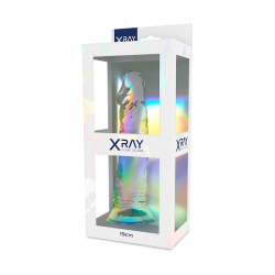 Xray clear dildo transparente 19cm x 4cm