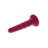 Get real - ribbed dong 12 cm rojo - 4
