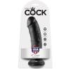 Blíster del King Cock 8 pulgadas negro