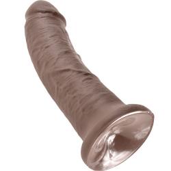 King cock 8" pene marron 20.3 cm