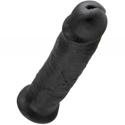 King cock 10" pene negro 25 cm