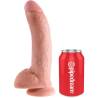 King cock 9" pene realistico natural 22.9cm - 4