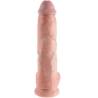 King cock 10" pene realistico natural 26.5 cm - 3