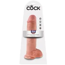 King cock 11" pene realistico natural 28 cm