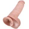 King cock 11" pene realistico natural 28 cm - 3
