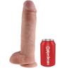King cock 11" pene realistico natural 28 cm - 5