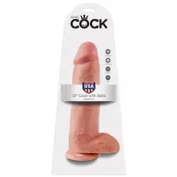 King cock 12" pene realistico natural 30.48 cm