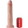 King Cock 13 pulgadas claro junto a una lata