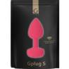 Gplug S rosa neón en su bolsa de presentación