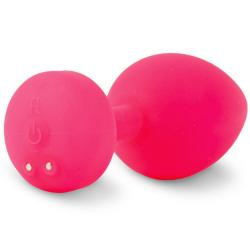 Funtoys gplug anal vibrador recargable grande rosa neon 3.9cm