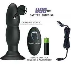 Pretty love plug vibrador y rotación por control remoto Pretty love plug vibrador y rotación por control remoto