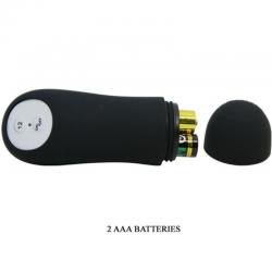 Pretty love plug anal silicona estimulacion extra y 12 modos vibracion - negro