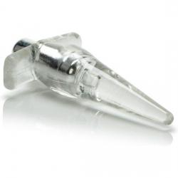 Calex plug mini vibro tease vibrador transparente