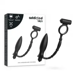 Addicted toys plug anal con anillo vibrador Addicted toys plug anal con anillo vibrador