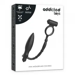 Addicted toys plug anal con anillo vibrador Addicted toys plug anal con anillo vibrador